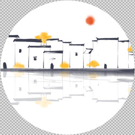 圆形装饰画