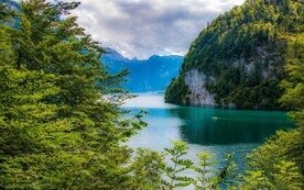 巴伐利亚 湖泊美丽的风景
