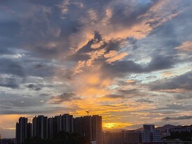晚霞