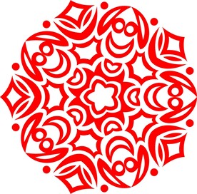 春季春天复古印花图案图形背景