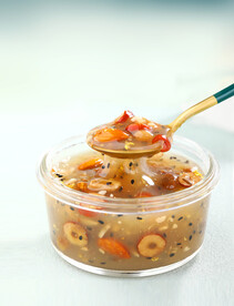 烘培坚果水果藕粉