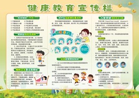 小学生健康教育宣传栏