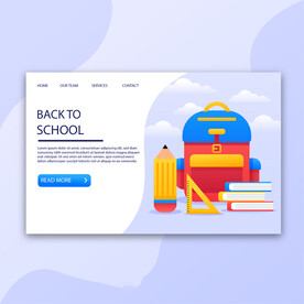 学校网页图片