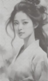 穿古装的少女