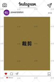 ins相框拍照手举牌