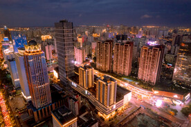 海口国贸cbd夜景