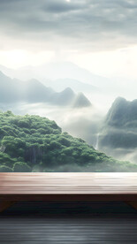 唯美森林风景图片