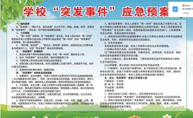 学校突发事件应急预案