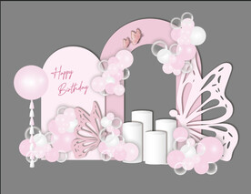 粉色蝴蝶宴 生日宴