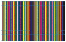 彩色条纹手提袋