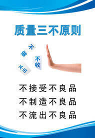 质量三不原则