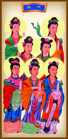 北斗七星神像画
