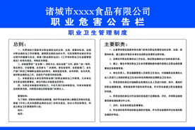 职业危害公告