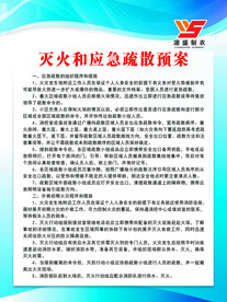灭火和应急疏散预案