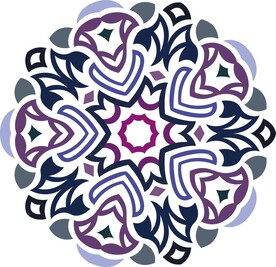 春季春天复古印花图案图形背景