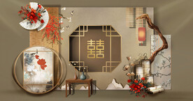 订婚宴背景