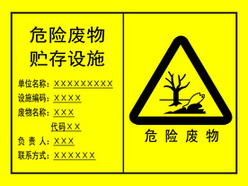 危险废物标牌