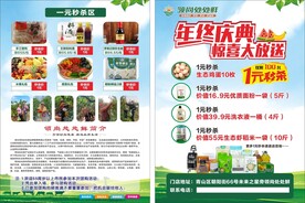 生鲜超市海报促销