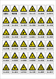 工地安全警示标示牌