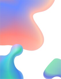 白色渐变流体海报背景图