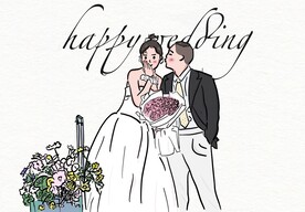 婚礼手绘