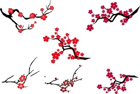 矢量梅花