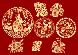 兔年剪纸