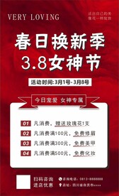 3.8女神节活动海报