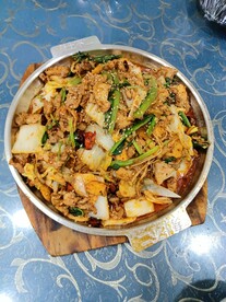 铁板时蔬牛肉