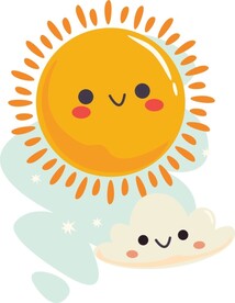 卡通太阳