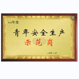 企业铜牌
