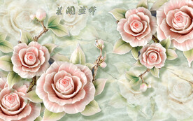           玉雕背景墙