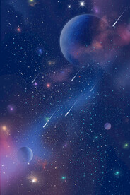 简约科技星空背景