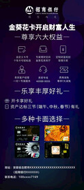招商银行展架