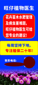 植物医生展架