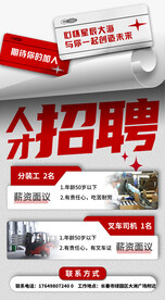 人才招聘海报