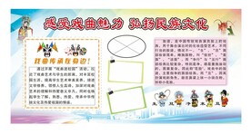 戏曲进校园版面