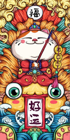 国潮插画