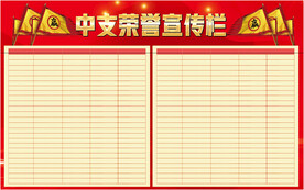宣传栏 荣誉