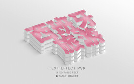 3D立体字样