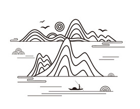 线条山