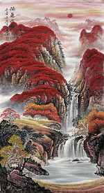 水墨山水画