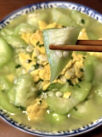 丝瓜鸡蛋汤