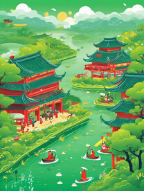春季插画