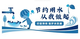 节约用水文化墙