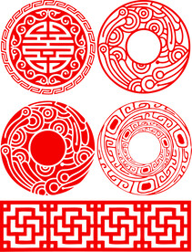 矢量花纹