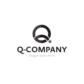 Q创意图形标志设计