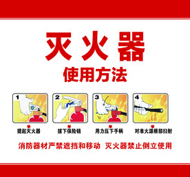 灭火器的使用方法