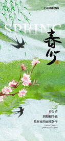 二十四节气春分海报