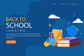 学校网页图片